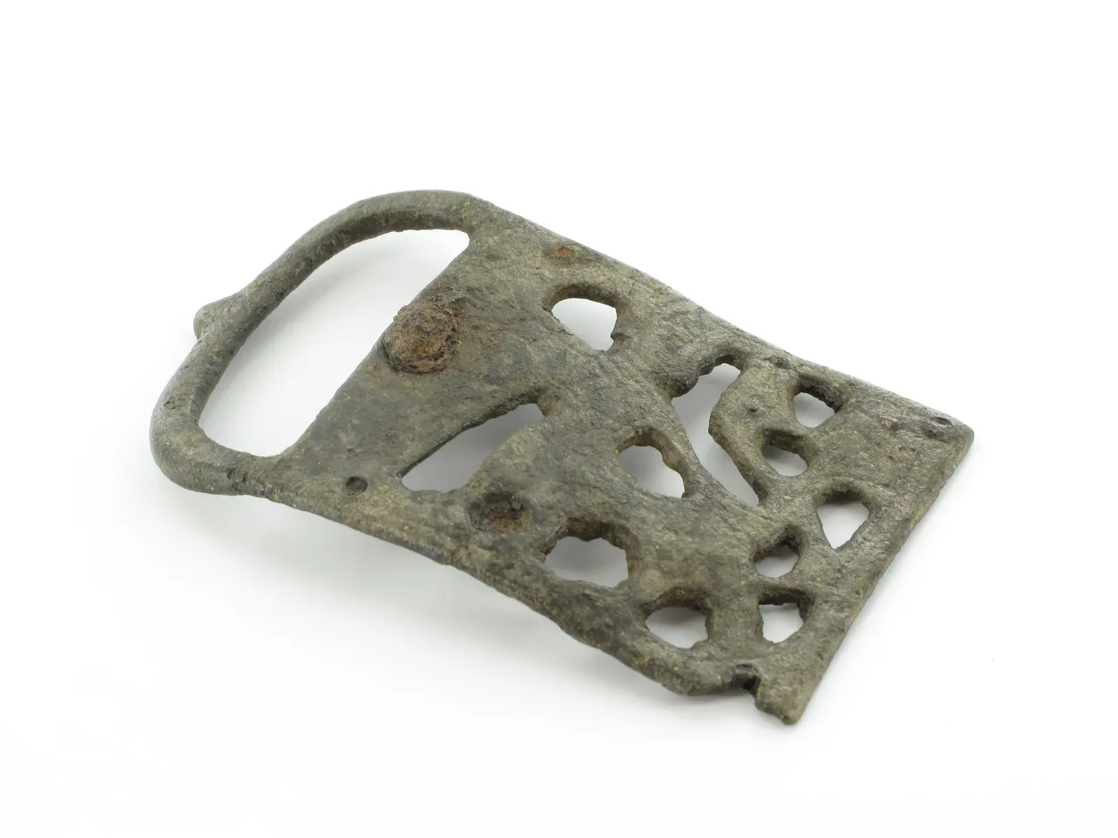 #8 - Trace Metal Buildup From Handling Traded Goods (CreativeTools.se - PackshotCreator - 1000 year old Viking metal belt buckle, CC BY 2.0)