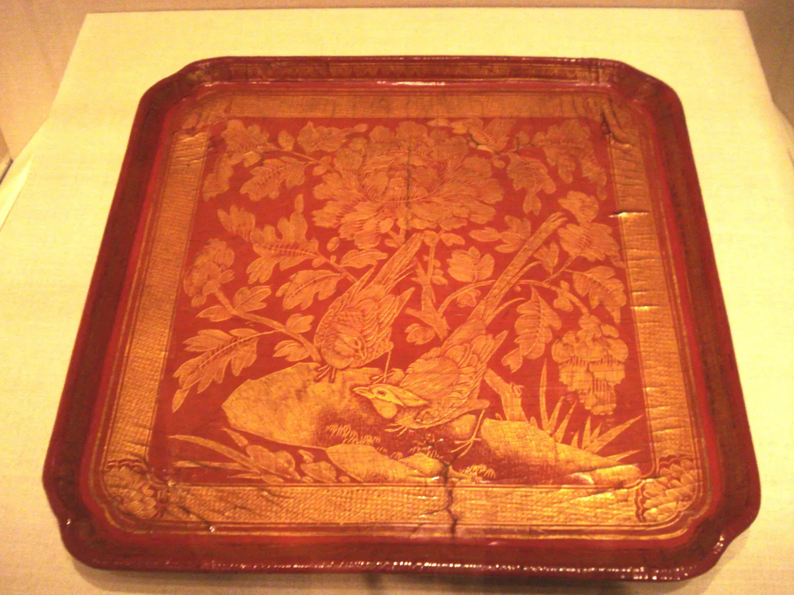 9. Ancient Chinese Lacquerware Built From Thirty Hand-Cured Layers (By User:PericlesofAthens, CC BY-SA 3.0)