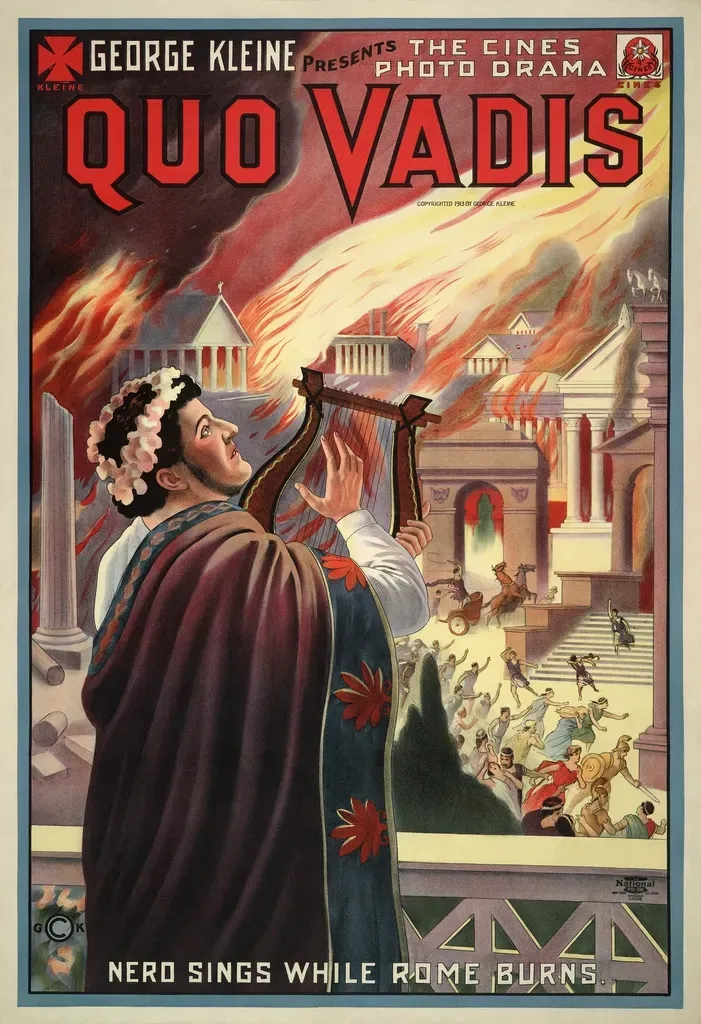 7. Nero Fiddled While Rome Burned (Image Credits: Rawpixel)