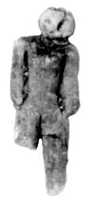 #3 - The Nampa Figurine: A Tiny Clay Doll Pulled From a 2-Million-Year-Old Drill Core (Image Credits: Image: John W. Powell/Mark A. Kurtz, Public domain, via Wikimedia Commons)