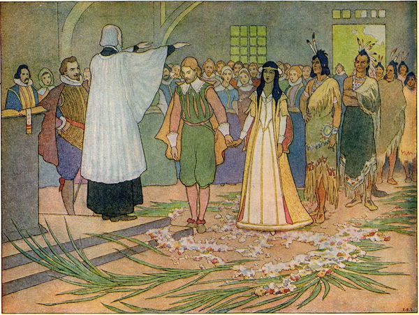Her Marriage to John Rolfe Was Likely Political, Not Romantic (Image Credits: Wikimedia)