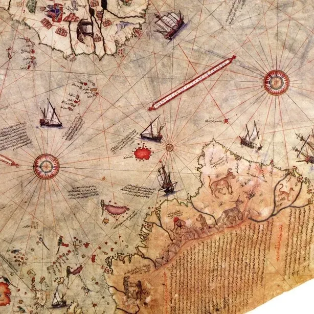 The Piri Reis Map: Antarctica, Advanced Civilizations, and a Projection Problem (Image Credits: Rawpixel)