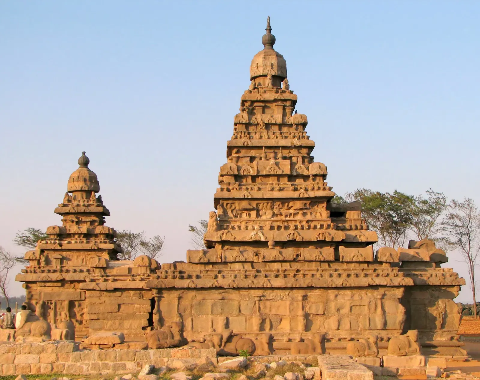 #8 - Mahabalipuram's "Seven Pagodas," India (By Bernard Gagnon, CC BY-SA 3.0)