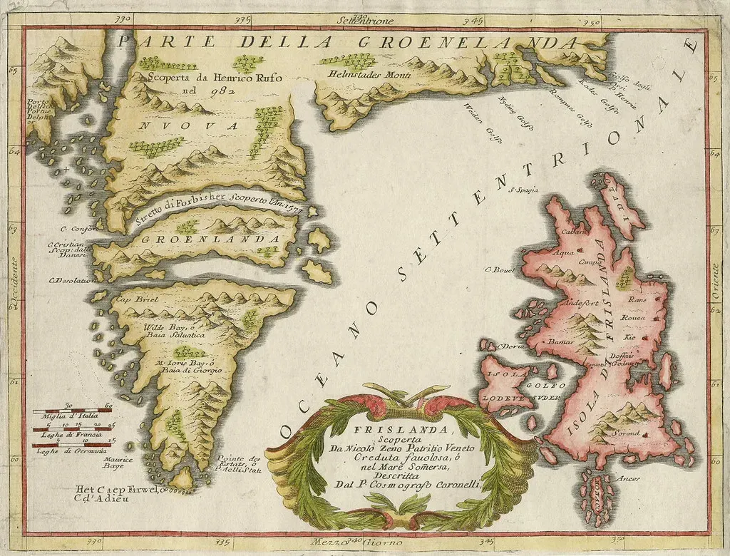 14. The Zeno Map and a Mysterious Western Archipelago (Toronto Public Library Special Collections, Flickr, CC BY-SA 2.0)