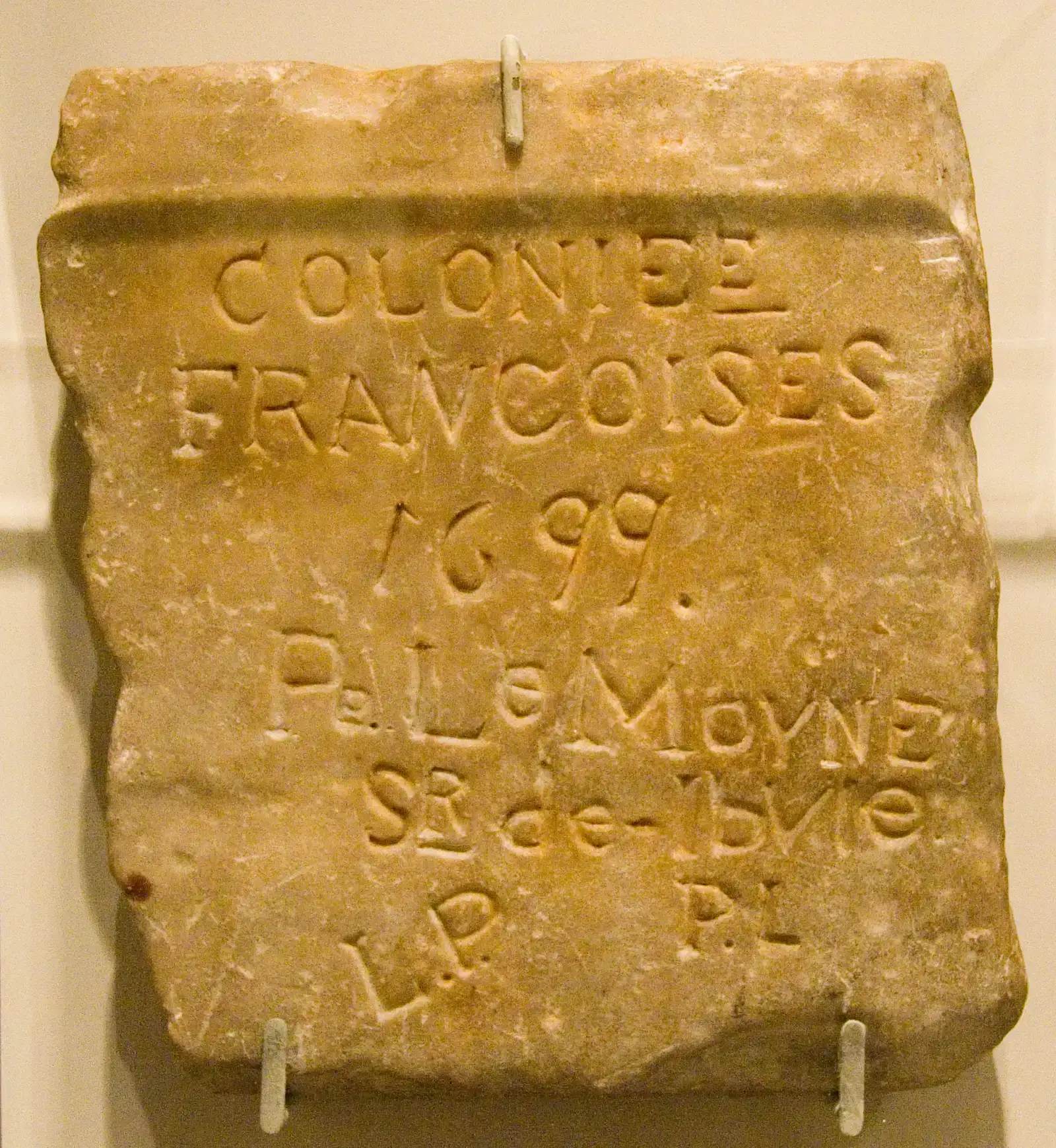 #4 - Colonial Inscriptions That Use Future Country Names Retroactively (By KimonBerlin, CC BY-SA 2.0)