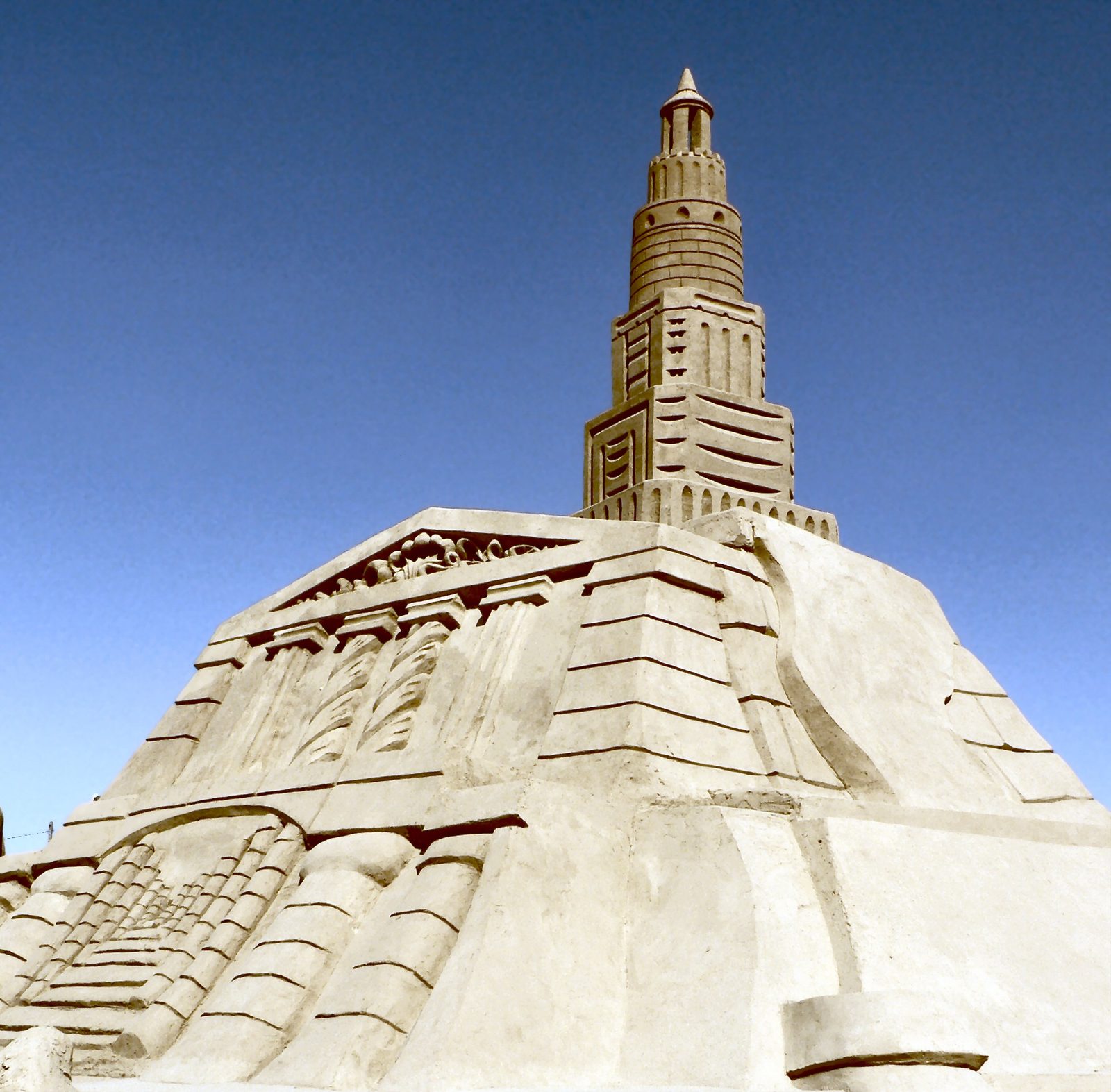 3. The Lighthouse Was a Technological Marvel That Stood for Over 1,600 Years (Image Credits: Wikimedia)