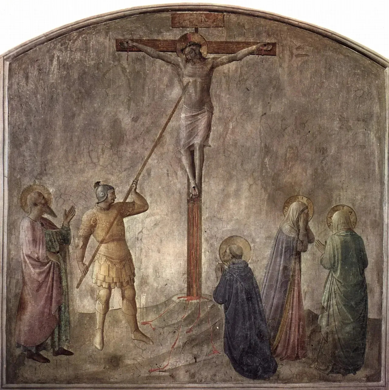 #4 - The Spear of Longinus (Image Credits:  Longinus Spear-Fra Angelico, Public domain, via Wikimedia Commons)