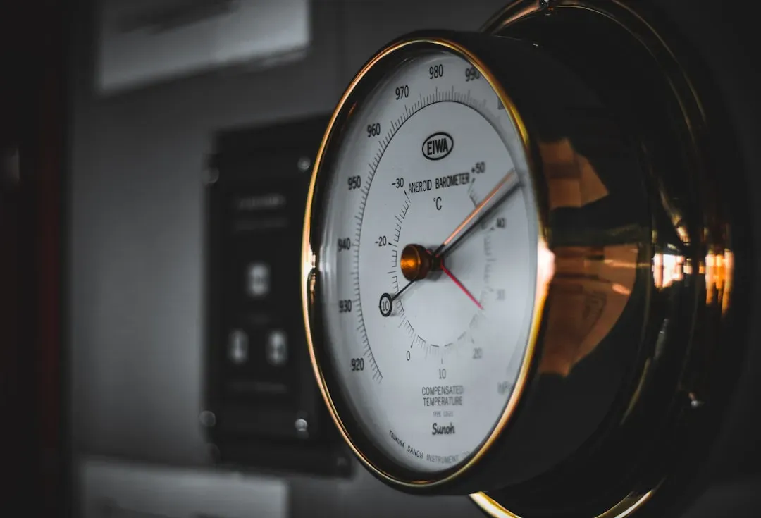 #2 - A Barometric Pressure Rollercoaster: Sharp Drop, Then Rapid Spike (Image Credits: Unsplash)