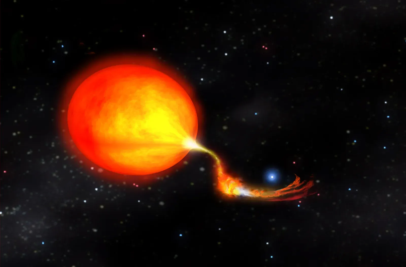 Black Widow Pulsars: Stellar Cannibals Slowly Eating Their Partners Alive (By Dana Berry/NASA Goddard Space Flight Center, Public domain)