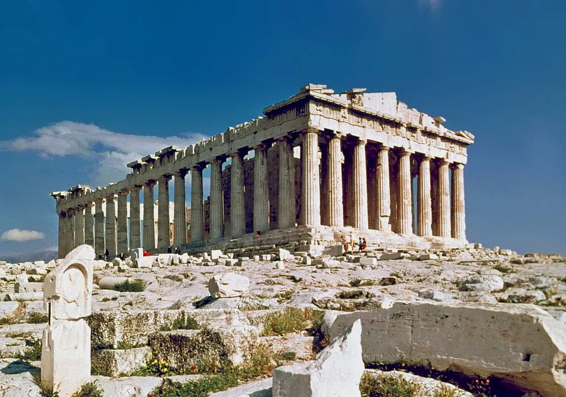 15. The Parthenon, Greece (File:O Partenon de Atenas.jpg, originally posted to Flickr as The Parthenon Athens, CC BY 2.0)