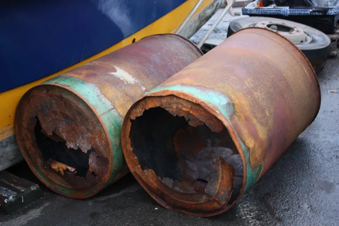 5. Industrial Barrels and Chemical Drums (Image Credits: Unsplash)