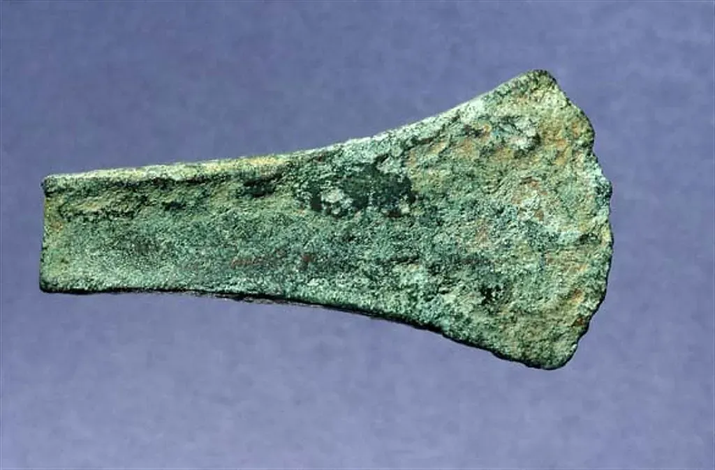 24. The Copper “Ice Man” Tools of Ötzi (The Swedish History Museum, Stockholm, Flickr, CC BY 2.0)