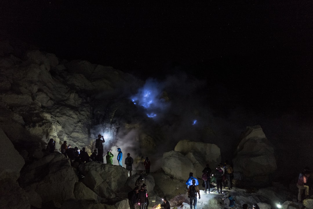 Nightfall at Kawah Ijen (Image Credits: Unsplash)