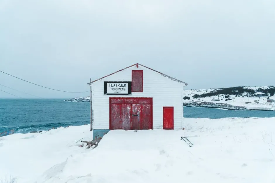 #7 The Frozen Fishing Village Storehouse on the Shore (Image Credits: Pexels)