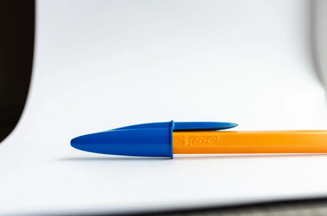 Ballpoint Pens: Fluid Dynamics in the Palm of Your Hand (Image Credits: Unsplash)
