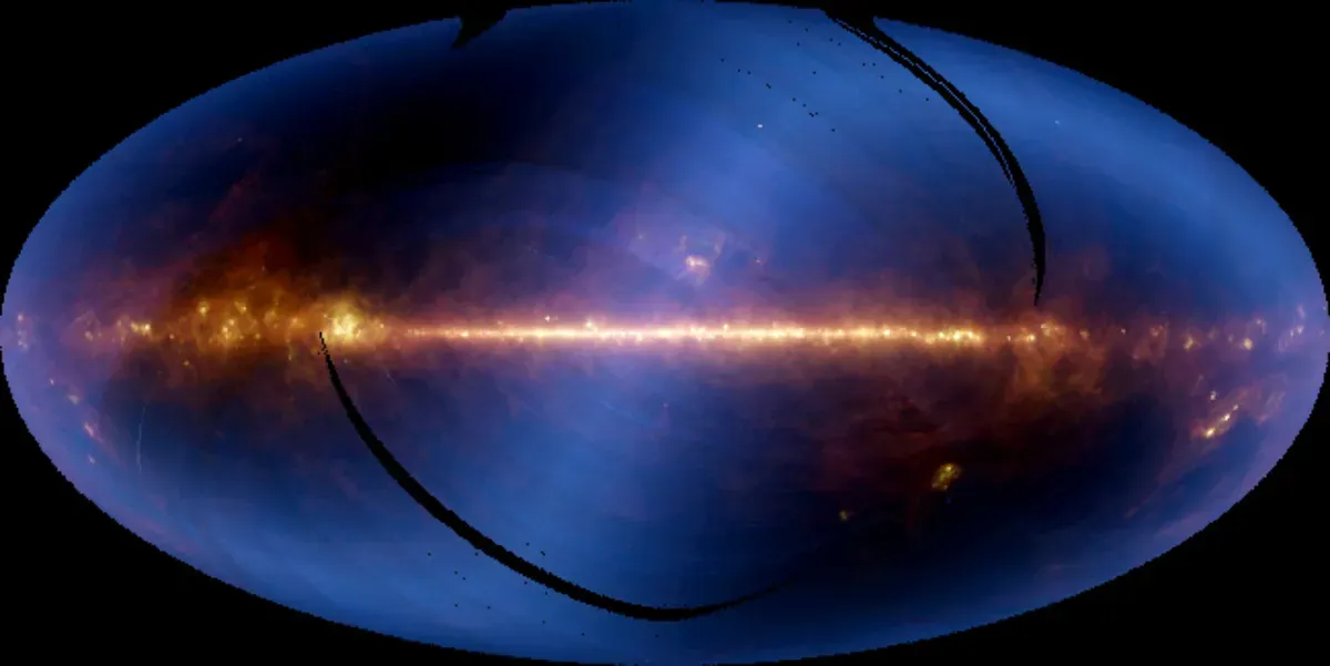 Unidentified Infrared Emission Bands (By NASA, Public domain)