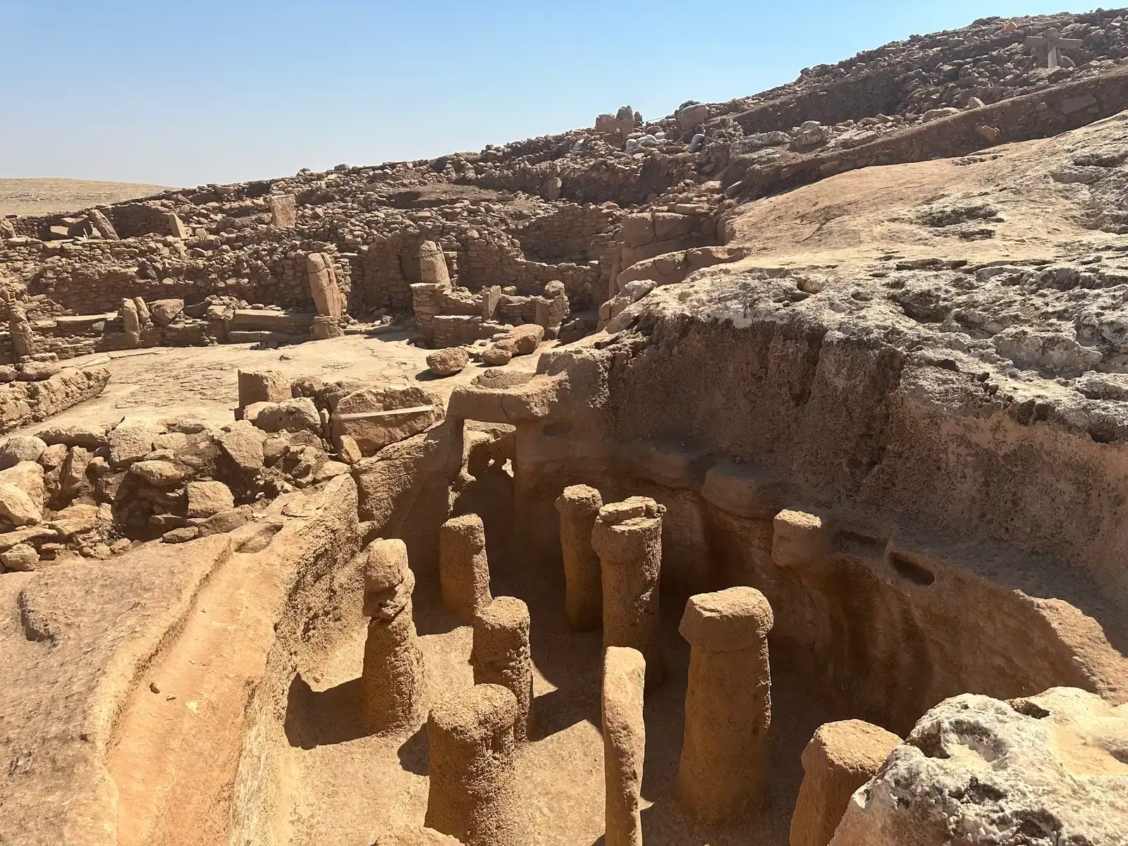 7. Karahantepe, Turkey - The New Göbekli Tepe on the Block (By Vincent Vega, CC BY-SA 4.0)