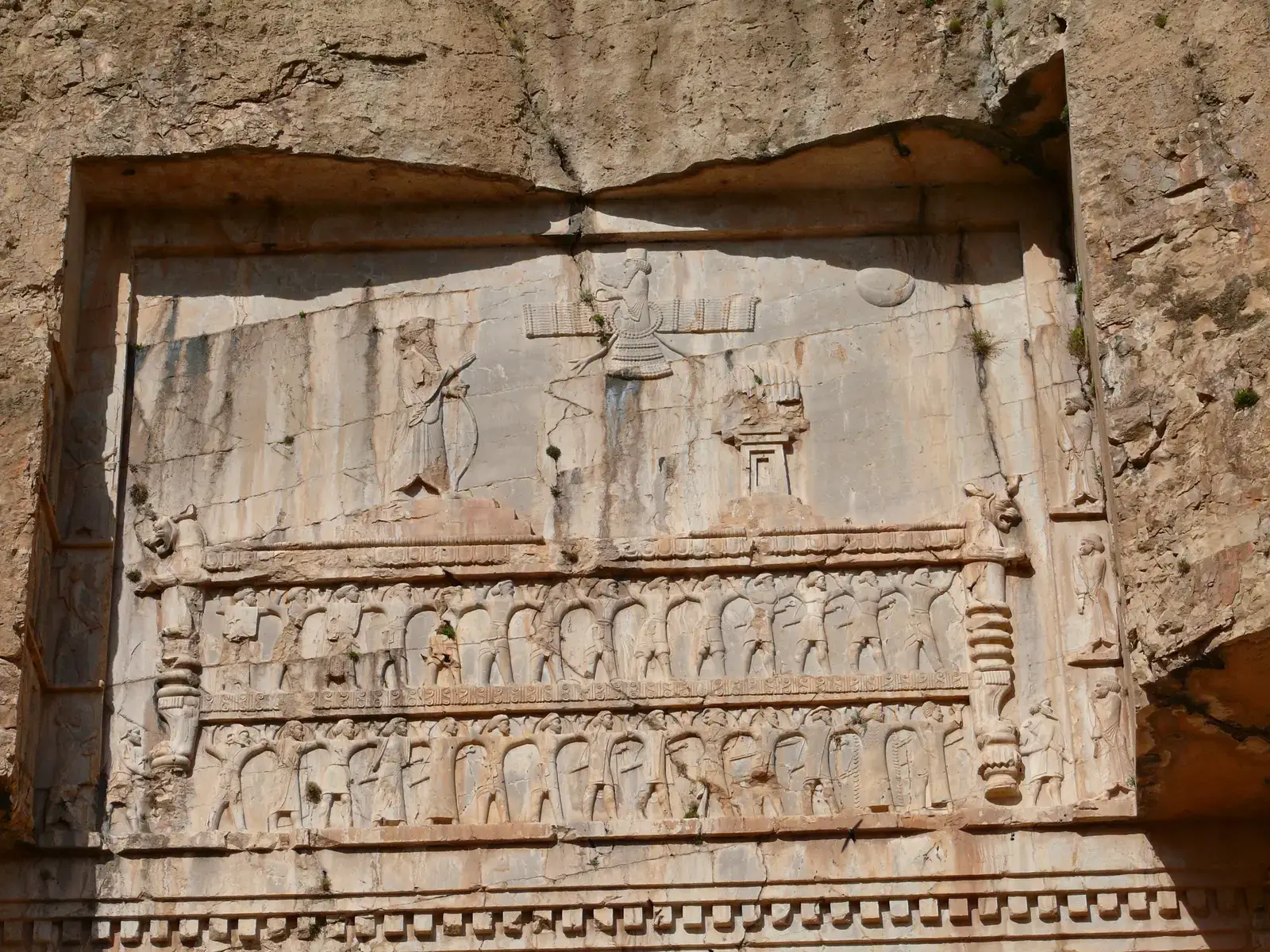 #5 The Behistun Inscription: Political Propaganda or Historical Chronicle? (Xerxes tomb at Naqsh-e Rostam: upper register, CC BY-SA 2.0)