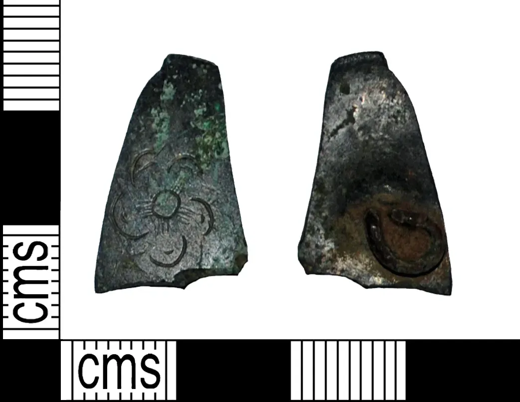 #1 - The "Alien" Metal from UFO Crash Sites (By The Portable Antiquities Scheme, Stuart Noon, 2014-09-16 14:50:34, CC BY-SA 2.0)