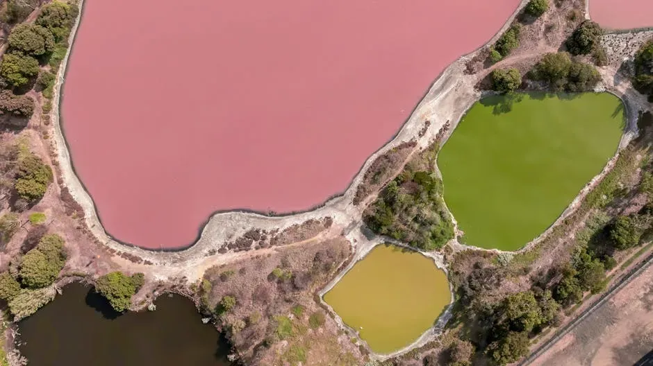 3. The Pink Lake of Lake Hillier, Western Australia (Image Credits: Pexels)
