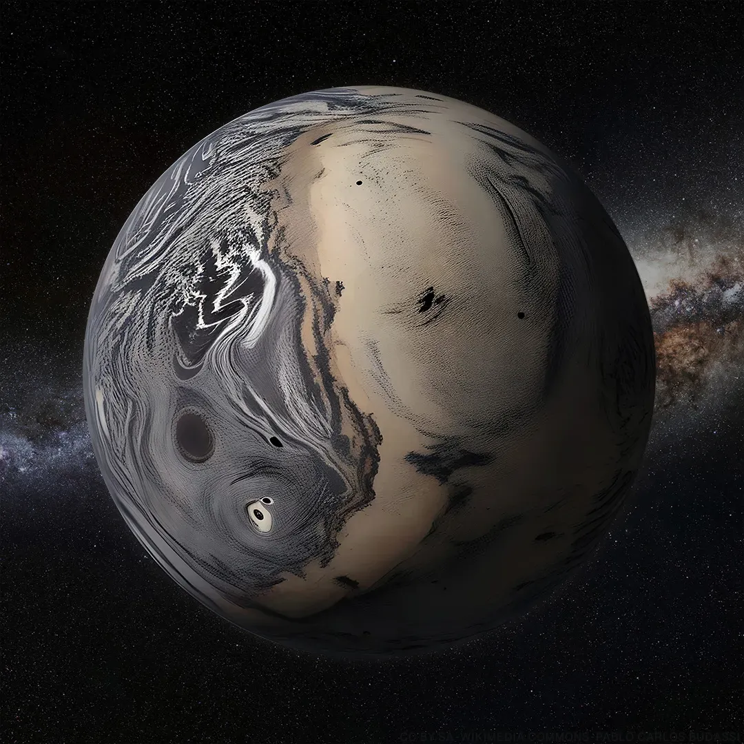 #14 - Rogue Planets Really Do Drift Through Space Without a Star (By Pablo Carlos Budassi, CC BY-SA 4.0)