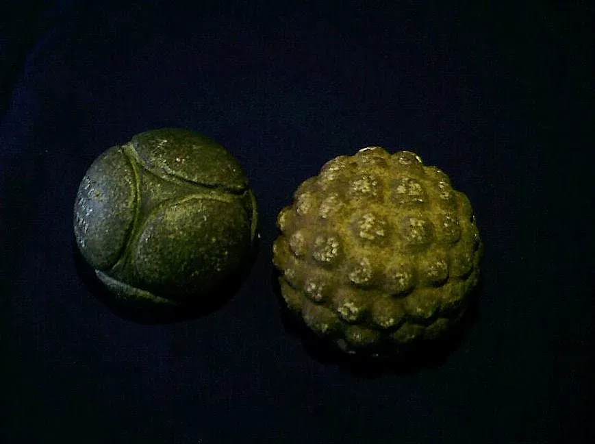 #15 - Neolithic Stone Balls (Originally uploaded at http://www.britainloveswikipedia.org/, Public domain)
