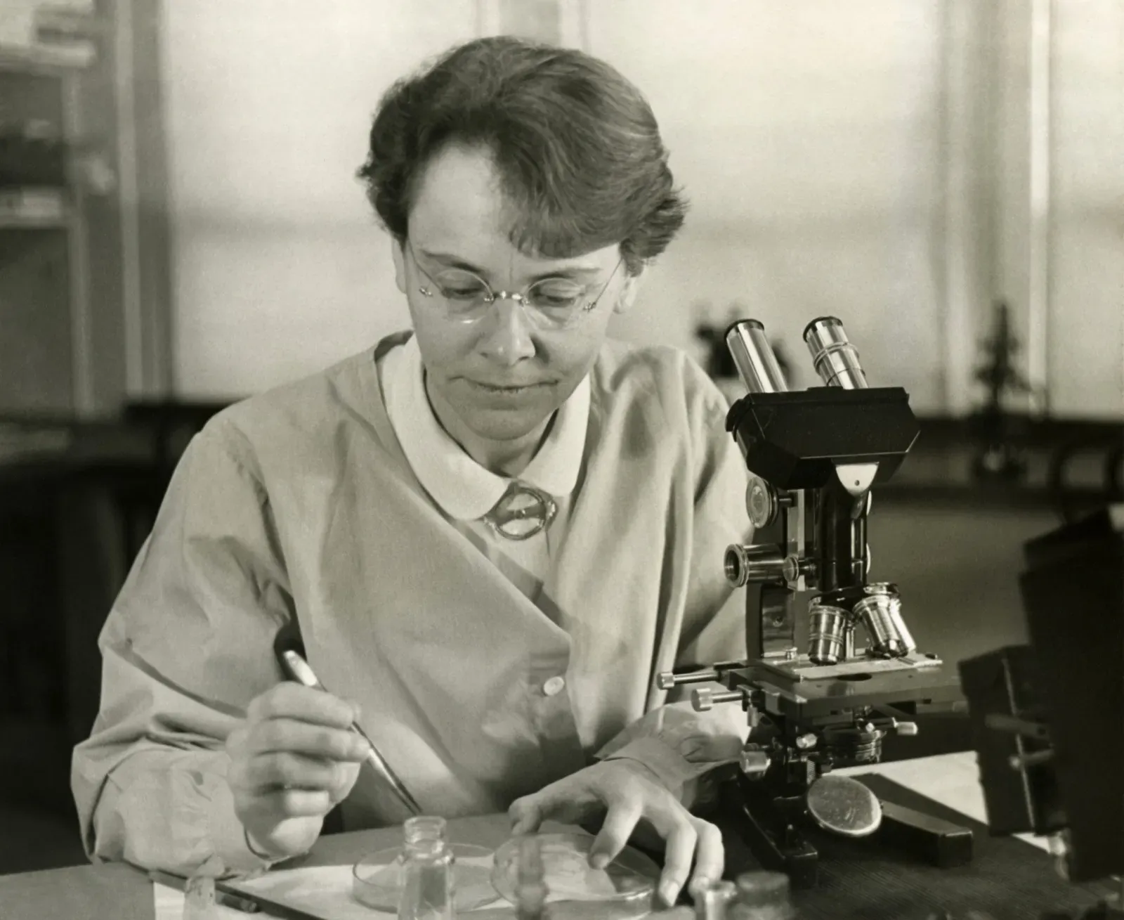 12. Jumping Genes (Transposons) (Flickr: Barbara McClintock (1902-1992)Smithsonian original, Public domain)