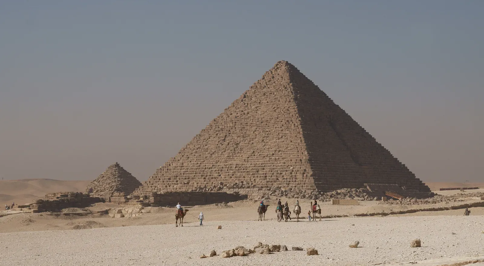 #1 - The Granite-Basalt Interfaces at Menkaure's Pyramid (By kallerna, CC BY-SA 3.0)