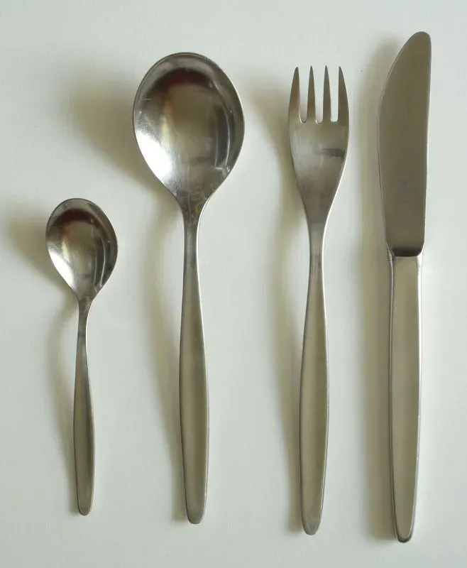 Stainless Steel Cutlery: Corrosion Chemistry on a Razor’s Edge (Image Credits: Wikimedia)