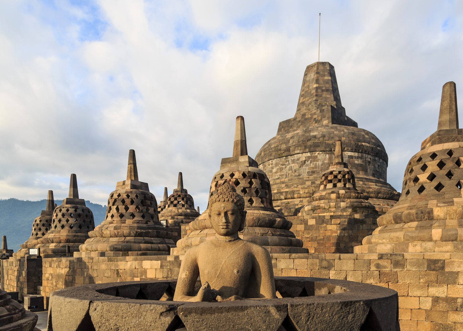 Borobudur: Indonesia's Buddhist Mountain (Image Credits: Wikimedia)