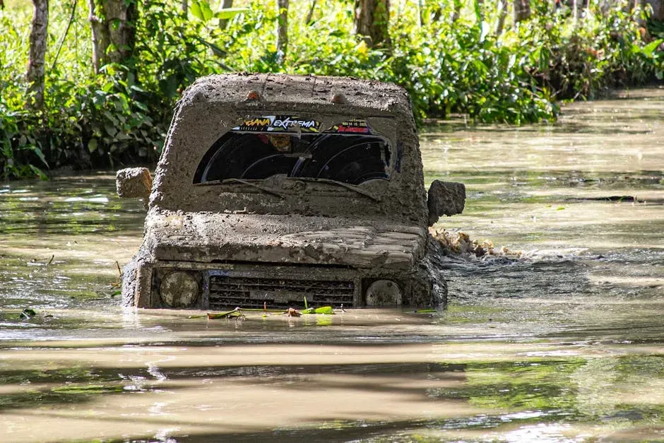7. Entire Vehicles Submerged Without a Trace on Land (Image Credits: Pexels)