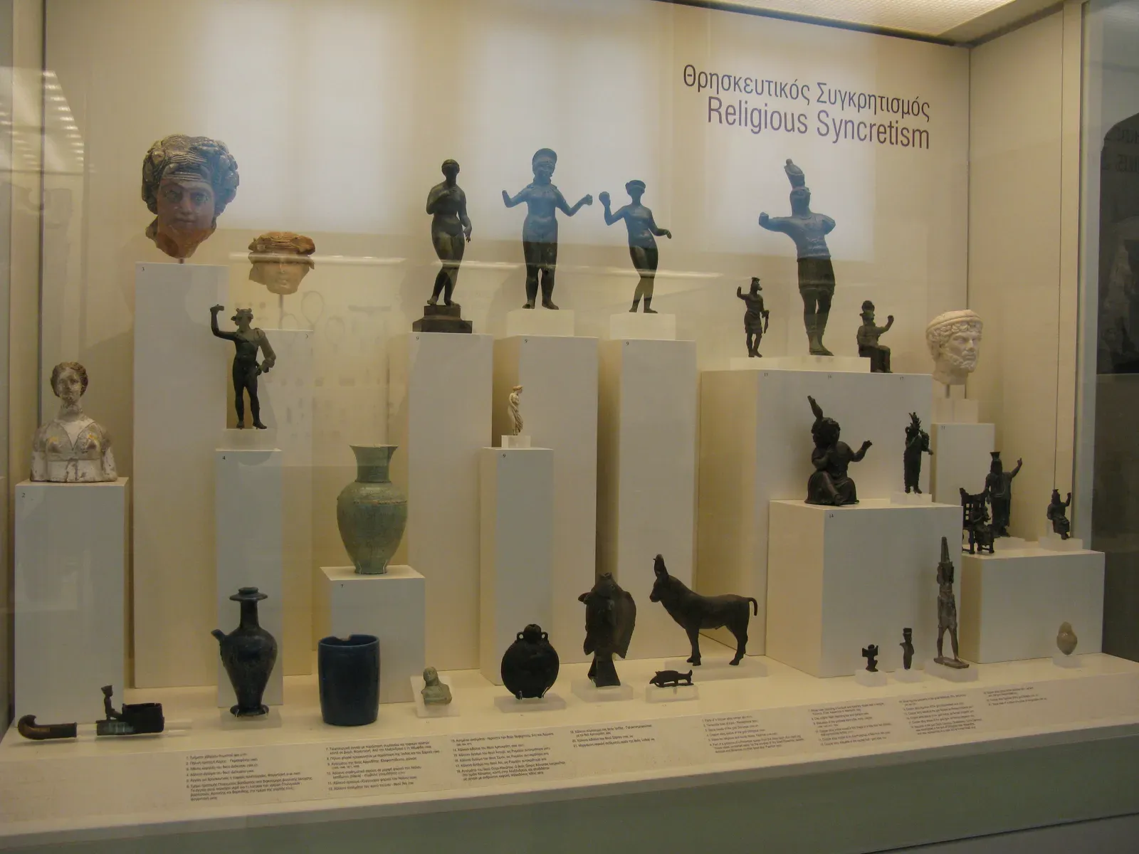 Relics That “Prove” Religious Stories – And Why Journals Balk (Religious Syncretism, Egyptian Artifacts. National Archaeological Museum, Athens, GreeceUploaded by Marcus Cyron, CC BY 2.0)