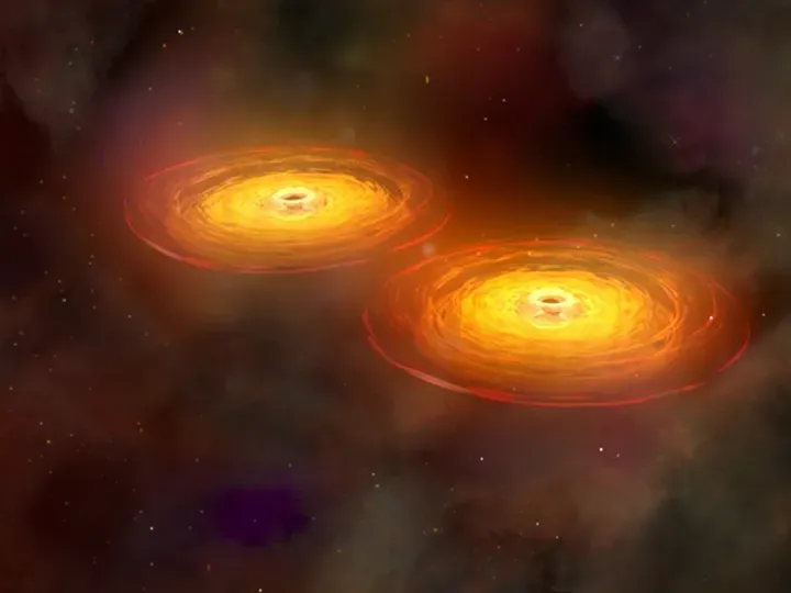 Black Hole Kicks: When Eating Each Other Gives Them a Recoil (By NASA/CXC/A.Hobart, Public domain)