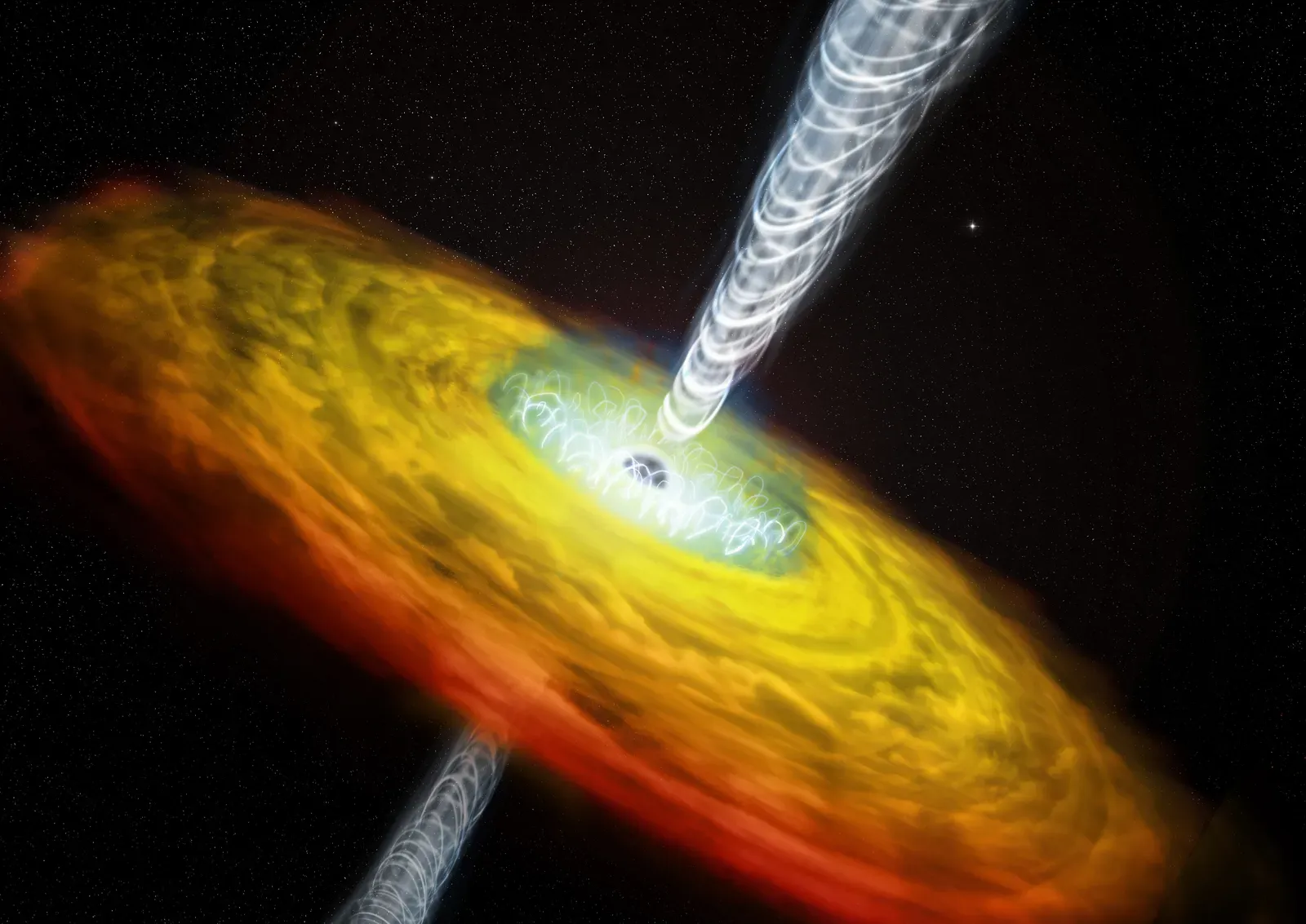 #6 - Black Holes Power the Brightest Objects in the Known Universe (By NASA/CXC/M. Weiss, Public domain)