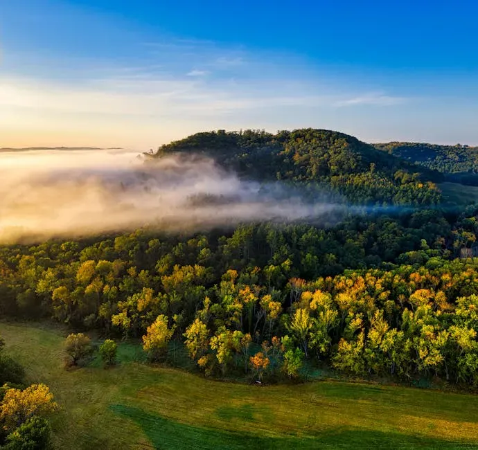2. The Driftless Area, Upper Midwest: The Place the Ice Forgot (Image Credits: Pexels)