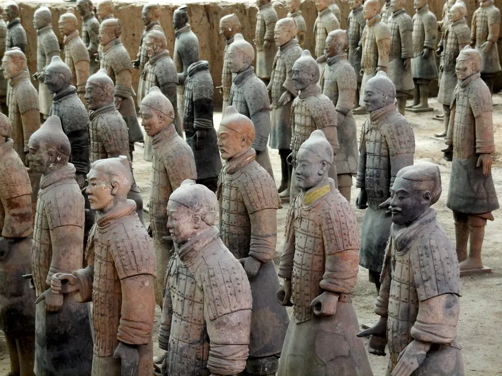 25. The Long-Lasting Terracotta Army Paint (kevinpoh, Flickr, CC BY 2.0)