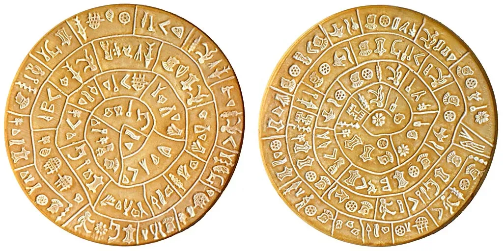 The Phaistos Disc: A Message From a Lost Script (Image Credits: Wikimedia)