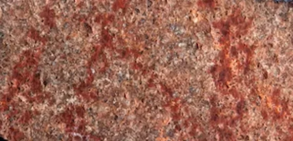 #3 - Blombos Cave, South Africa: The Doodle That Rewrote the Origin of Art (New York Times Sept. 12, 2018Image stripped of 3D elements, to retain 2D elements only per Commons guidelines, considered as non-creative reproduction of an ancient artifact (70,000 BP)., Public domain)