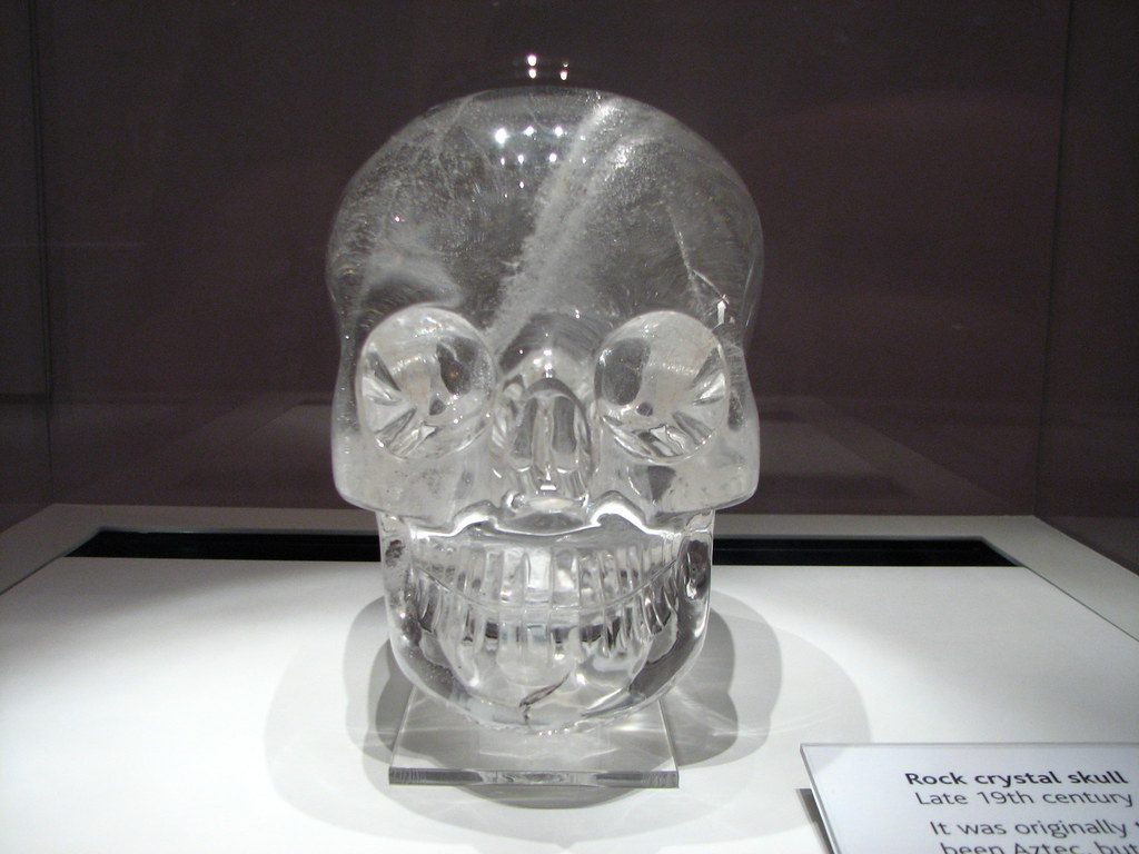 Crystal Skulls: Mysterious Quartz Carvings (Image Credits: Flickr)