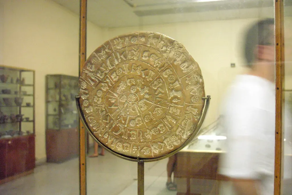 #18 - The Phaistos Disk and Its Unreadable Spiral (olav.mueller, Flickr, CC BY 2.0)