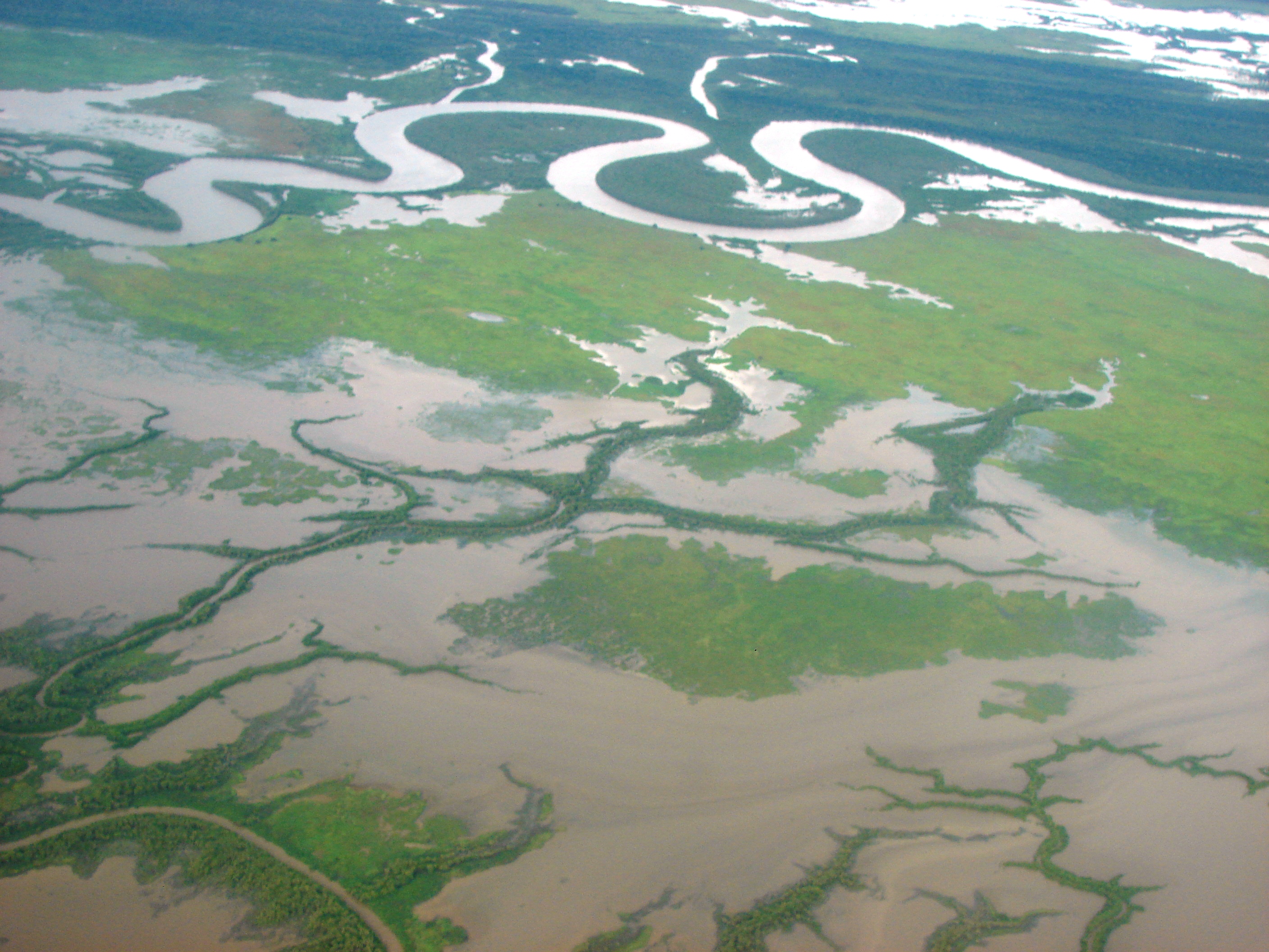 Rivers in Tropical Environments - Extreme Course Changes (Image Credits: Wikimedia)