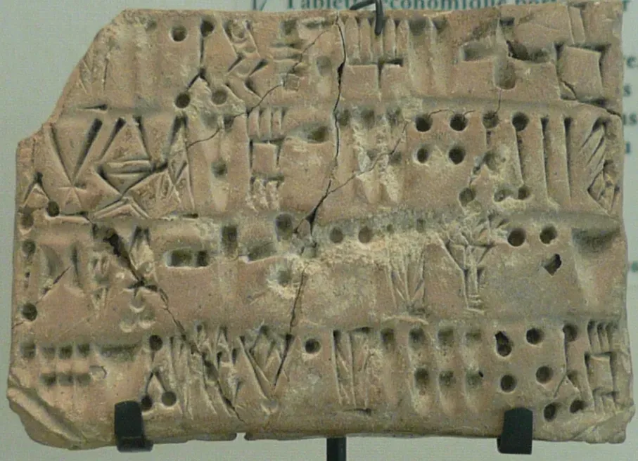 #5 Proto‑Elamite: Accounting from the Edge of History (By Ramessos, Public domain)
