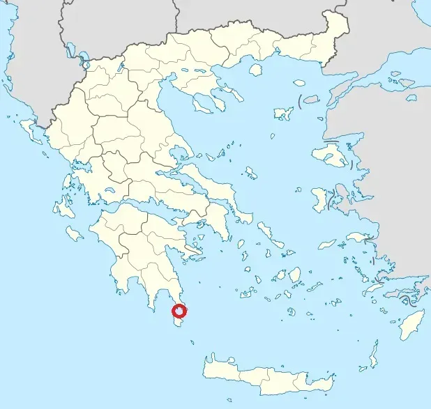 #4 Pavlopetri, Greece – A Bronze Age Harbor Now Below the Waves (Image Credits: Pavlopetri map : Wikimedia )