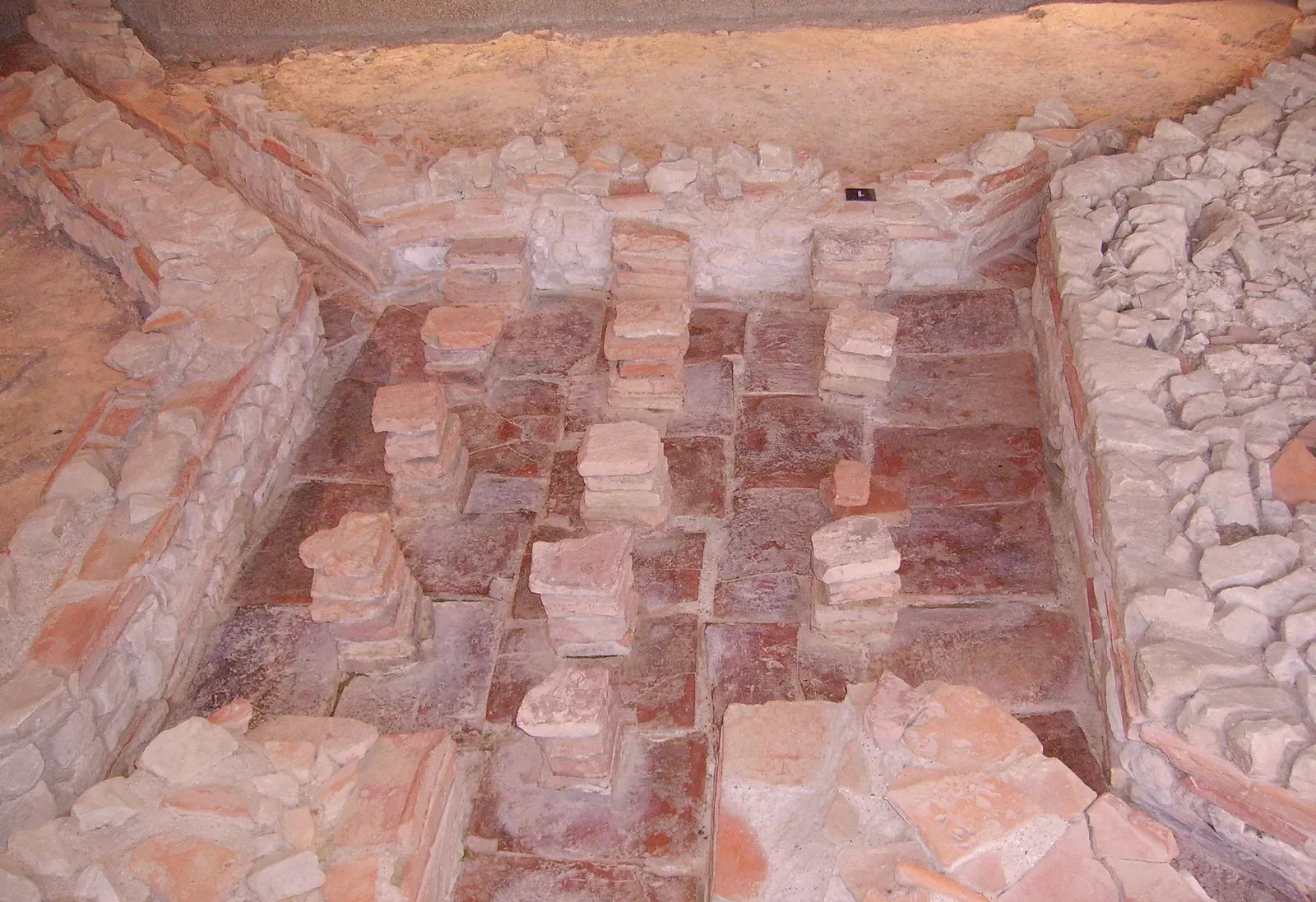 #2 - Roman Hypocaust Heating That Put Medieval Europe to Shame (Self-photographed, Public domain)
