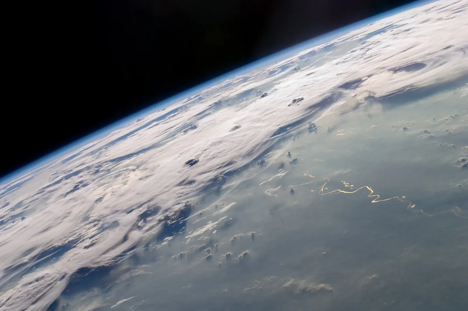 #9 - Ozone Levels Spike Near a Storm That's Still Building (NASA Earth Observatory, Public domain)