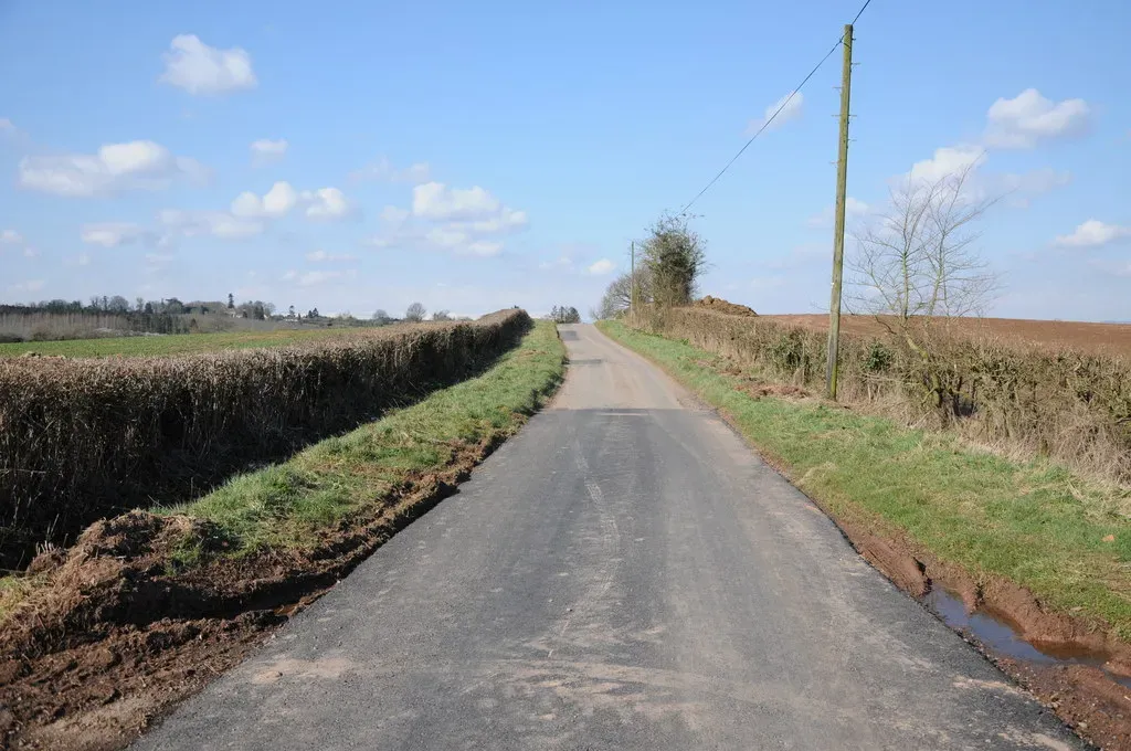 #12 - The Fosse Way (Britain): The Roman Line That Barely Blinks (Geograph Britain and Ireland, CC BY-SA 2.0)