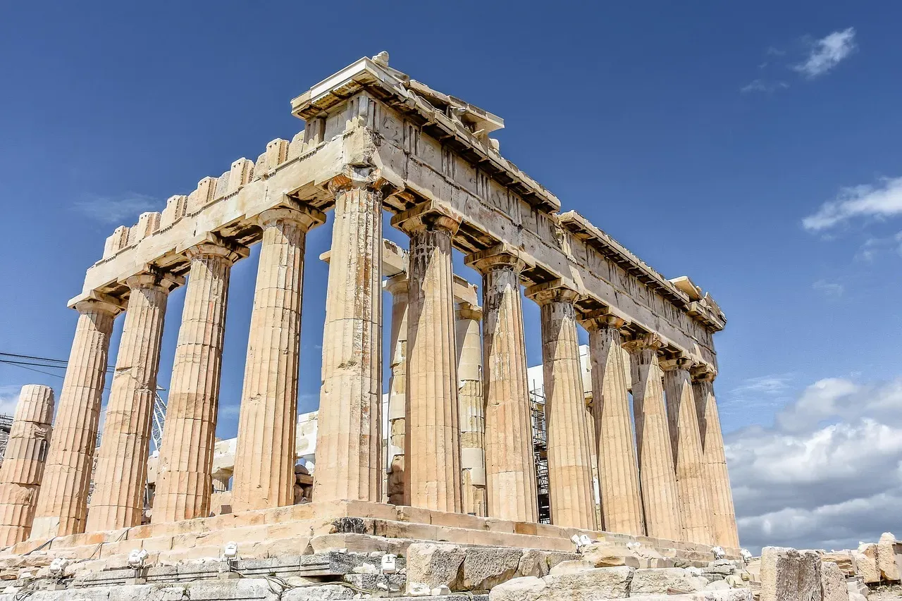 #2 - The Parthenon's Core Shell, Athens, Greece (447-432 BC) (Image Credits: Pixabay)