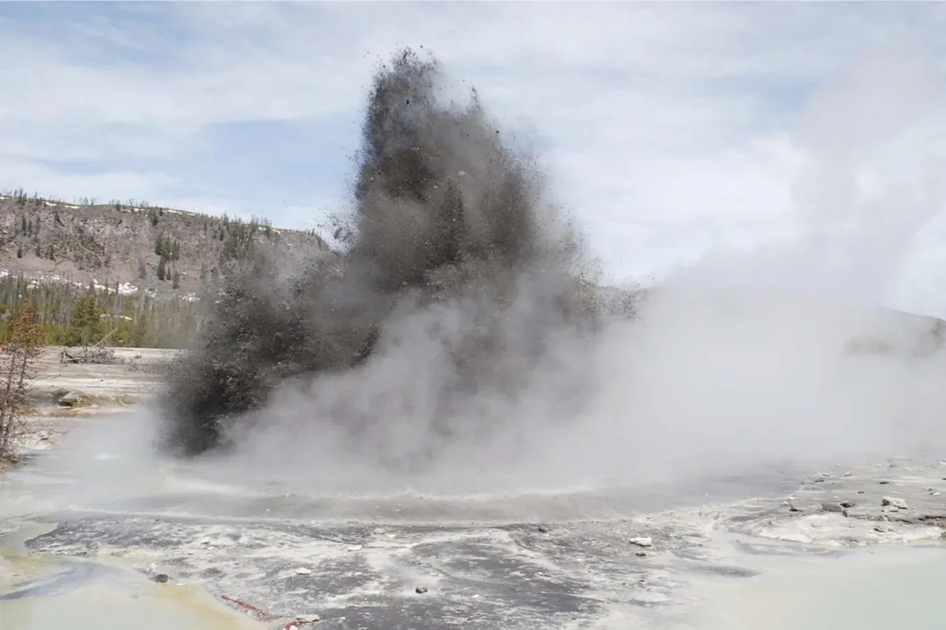 The More Likely Threats: Geysers, Hydrothermal Blasts, And Ash (By UNAVCO Earthscope Field Trip Participants, Public domain)