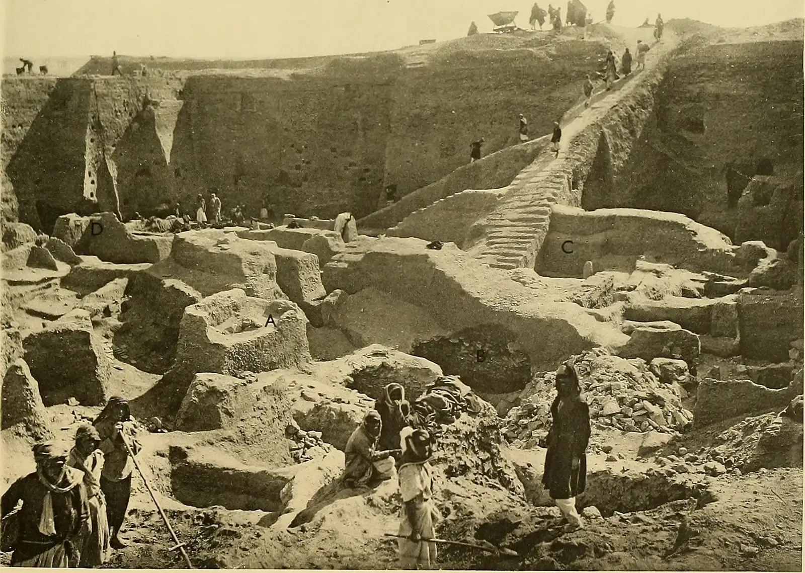 5. The Royal Tombs Of Ur And Their Haunting “Death Pits” (By Internet Archive Book Images, No restrictions)
