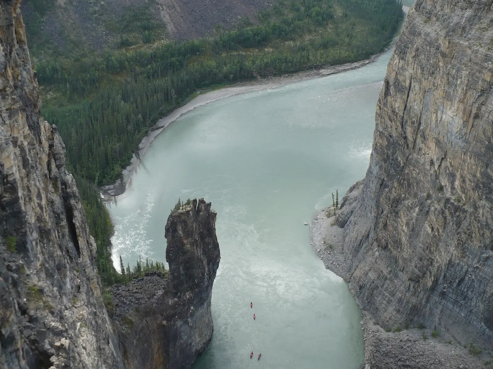 Canada’s Nahanni River: A Canyon Carved by Relentless Water (Image Credits: Wikimedia)